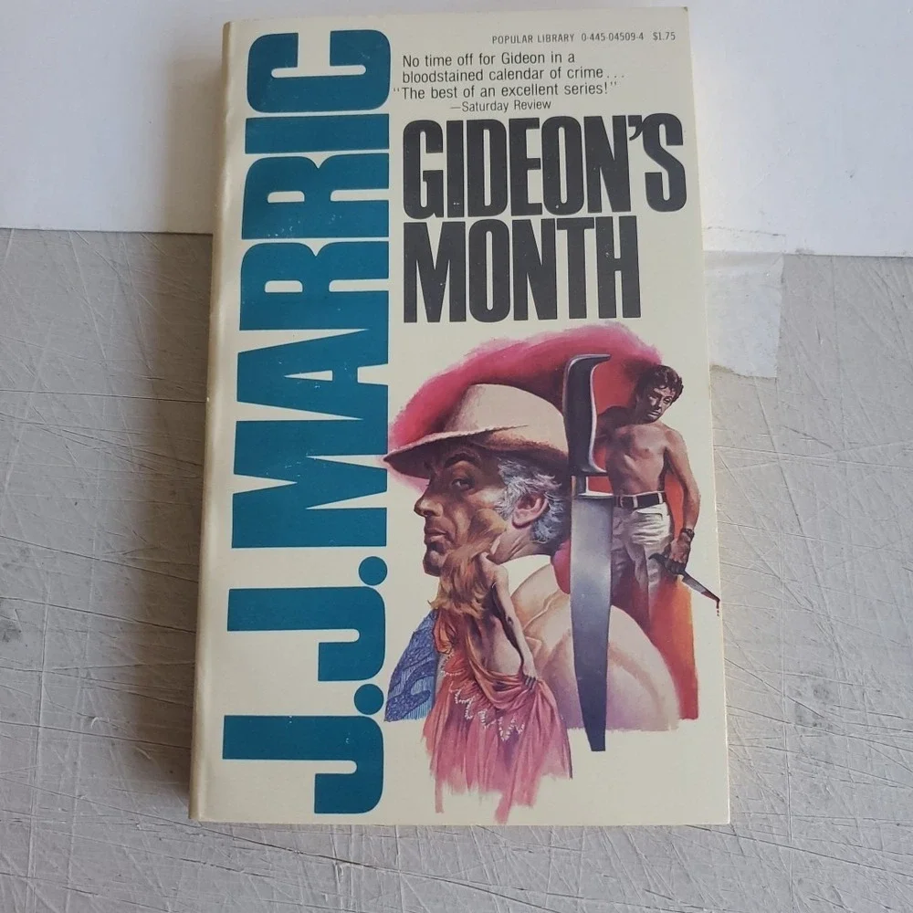 BIG‎ Lot 13 JJ MARRIC Vintage Mystery Books GEORGE GIDEON SERIES Badge Power